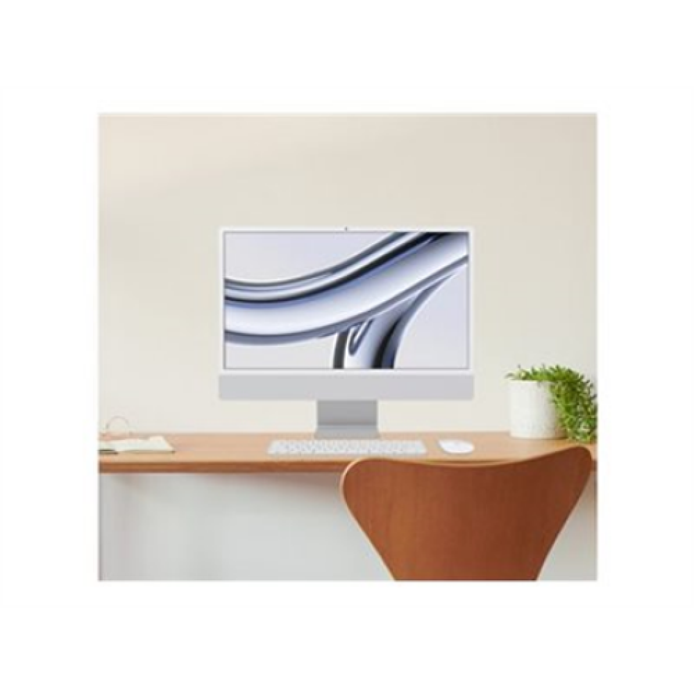 Apple iMac 24” 4.5K Retina, Apple M3 8C CPU, 10C GPU/8GB/256GB SSD/Silver/SWE , Apple