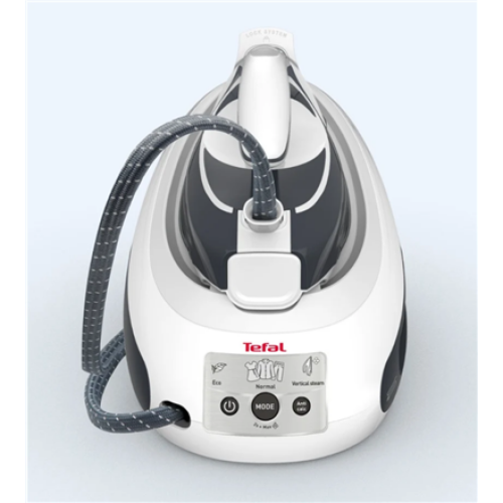 TEFAL Ironing System , SV8020E1 , 2200 W , 1.8 L , 6.6 bar , Vertical steam function , Calc-clean function , Grey/White