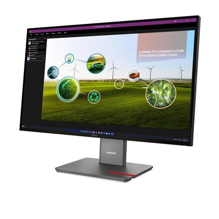 Lenovo , ThinkVision , P27Q-40 , 27 , IPS , 16:9 , 120 Hz , 4 ms , 350 cd/m² , HDMI ports quantity 1 , Eclipse black , Warranty 36 month(s)