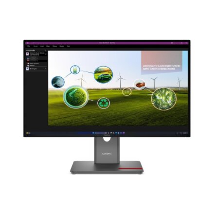 Lenovo , ThinkVision , P27Q-40 , 27 , IPS , 16:9 , 120 Hz , 4 ms , 350 cd/m² , HDMI ports quantity 1 , Eclipse black , Warranty 36 month(s)