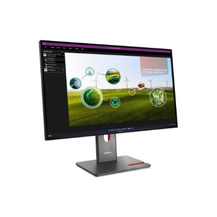 Lenovo , ThinkVision , P27Q-40 , 27 , IPS , 16:9 , 120 Hz , 4 ms , 350 cd/m² , HDMI ports quantity 1 , Eclipse black , Warranty 36 month(s)