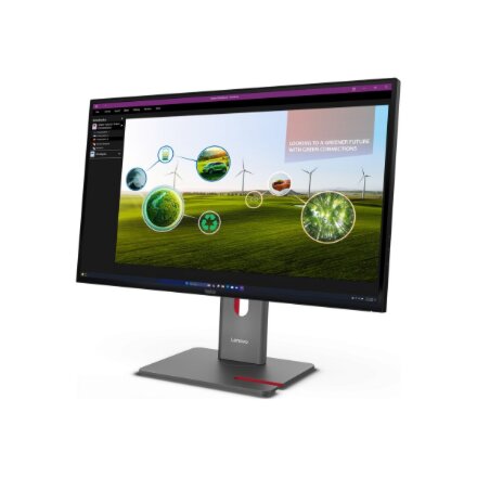 Lenovo , ThinkVision , P27Q-40 , 27 , IPS , 16:9 , 120 Hz , 4 ms , 350 cd/m² , HDMI ports quantity 1 , Eclipse black , Warranty 36 month(s)