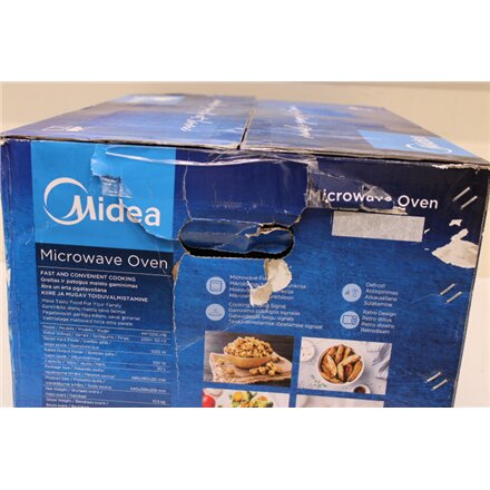 SALE OUT. Midea MM720CJ7B Microwave oven, 700 W, 20 L, Black , Midea DAMAGED PACKAGING