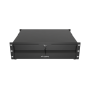 Lanberg 19 Drawer 3U, max load capacity up to 90 kg 4 point assembly , AK-2003-B , 48.26 x 36 x 13.2 cm , Black