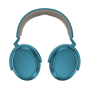 Sennheiser Headphones , MOMENTUM 4 , Bluetooth , Full size , Microphone , Teal , Noise canceling