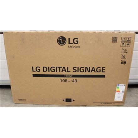 SALE OUT. , LG , 43UH7J-H , 43 , Landscape/Portrait , 24/7 , WebOS , Wi-Fi , DAMAGED PACKAGING, UNPACKED, USED , 700 cd/m² , 8 ms , 178 ° , 178 °