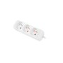 Lanberg Cable Power Strip, 3X French Outlets Quality-Grade Copper, 1.5 m , PS0-03E-0150-W