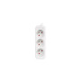 Lanberg Cable Power Strip, 3X French Outlets Quality-Grade Copper, 1.5 m , PS0-03E-0150-W