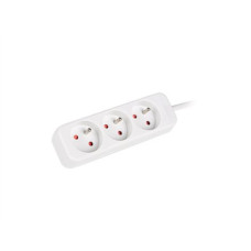 Lanberg Cable Power Strip, 3X French Outlets Quality-Grade Copper, 1.5 m , PS0-03E-0150-W Lanberg Cable Power Strip, 3X French Outlets Quality-Grade Copper, 1.5 m , PS0-03E-0150-W