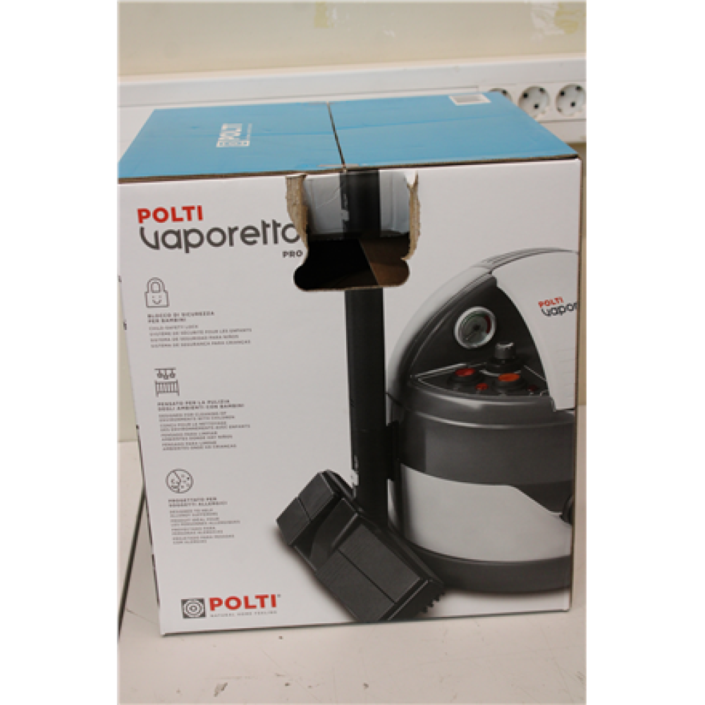 SALE OUT. , Polti , Steam cleaner , Vaporetto Eco Pro 3.0 , Power 2000 W , Steam pressure 4.5 bar , Water tank capacity 2 L , Grey , DAMAGED PACKAGING