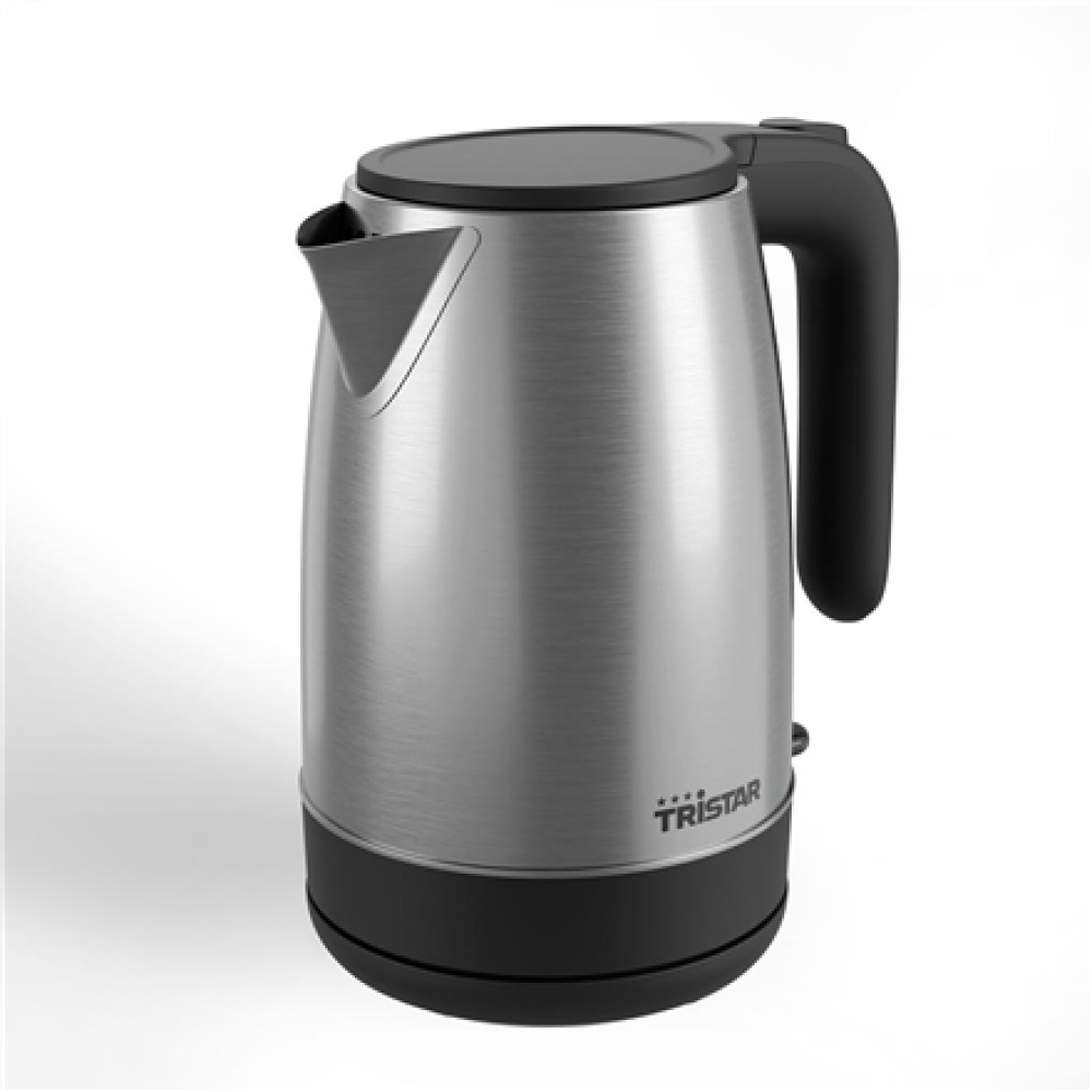 Tristar Kettle , WK-1348 , Electric , 2200 W , 1.7 L , Stainless steel , 360° rotational base , Stainless Steel/Black