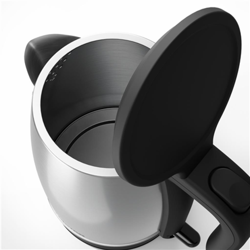 Tristar Kettle , WK-1348 , Electric , 2200 W , 1.7 L , Stainless steel , 360° rotational base , Stainless Steel/Black