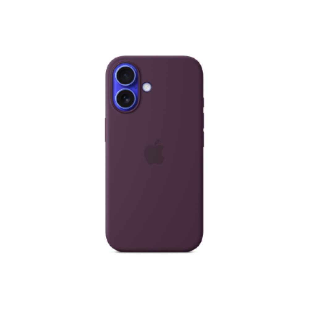 Apple Case with MagSafe , Apple , iPhone 16 , Silicone , Plum
