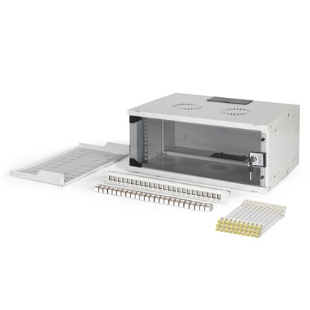 Digitus SOHO Pro network set, 483 mm (19), 4U, 540 x 400 mm , DN-49200-SET , Light Grey