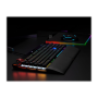 Corsair Keyboard , K100 RGB , Mechanical Gaming Keyboard , Wired , Nordic , Black , USB Type-A , CORSAIR OPX Optical-Mechanical