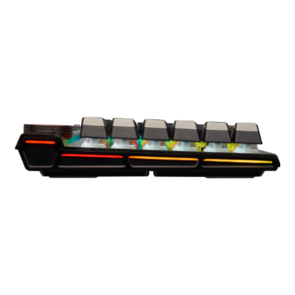 Corsair Keyboard , K100 RGB , Mechanical Gaming Keyboard , Wired , Nordic , Black , USB Type-A , CORSAIR OPX Optical-Mechanical