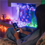 Twinkly,Strings Smart LED Lights 100 RGB (Multicolor), 8m, Black wire,RGB – 16M+ colors