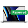 Apple Renewed Grade C , MacBook Pro 16 A2485 , 16 , 32 GB , SSD , 1000 GB , Apple M1 Max 10-core CPU , macOS , Keyboard language US/RU