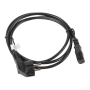Lanberg , CEE 7/7 to IEC 320 C13 Power Cord , CA-C13C-11CC-0018-BK