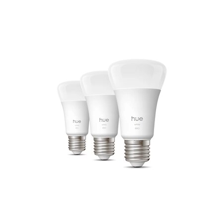 Philips Hue W 810 A60 3P EU , E27 , 7 W , Soft white light