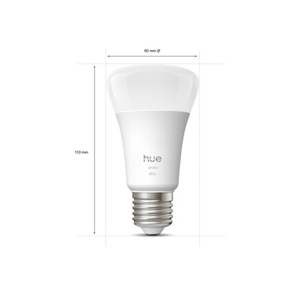 Philips Hue W 810 A60 3P EU , E27 , 7 W , Soft white light