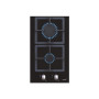 CATA , Hob , SCI 3002 BK , Gas on glass , Number of burners/cooking zones 2 , Rotary knobs , Black