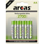 Arcas , 17727406 , AA/HR6 , 2700 mAh , Rechargeable Ni-MH , 4 pc(s)