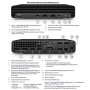 HP Renewed Grade B , EliteDesk 800 G6 , Intel Core i5 , i5-10500T , 8 GB , SSD , 256 GB , Intel UHD Graphics 630 , Wi-Fi , Windows 11 Pro