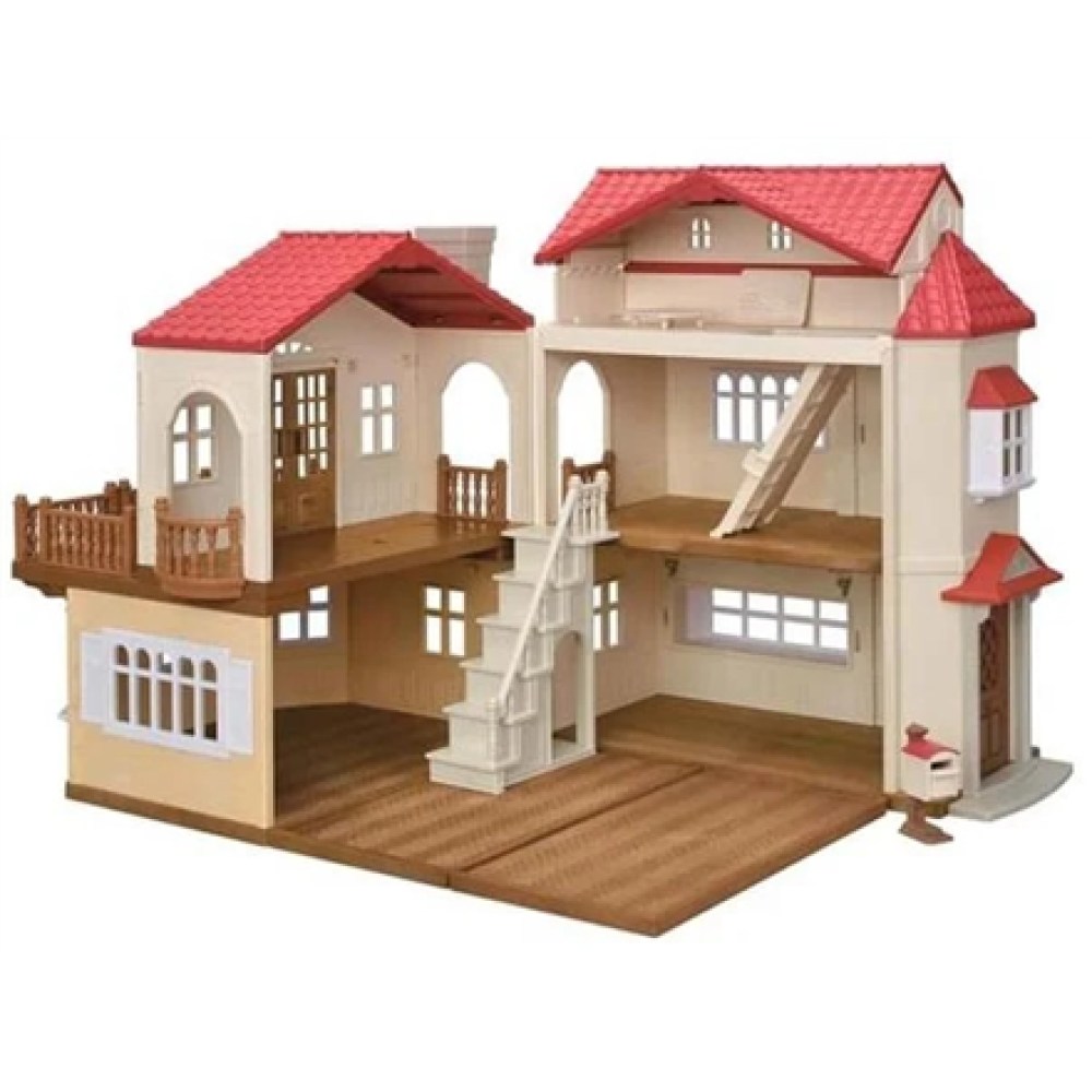 Sylvanian Families Village House with Red Roof , 5708SYL , Plastic