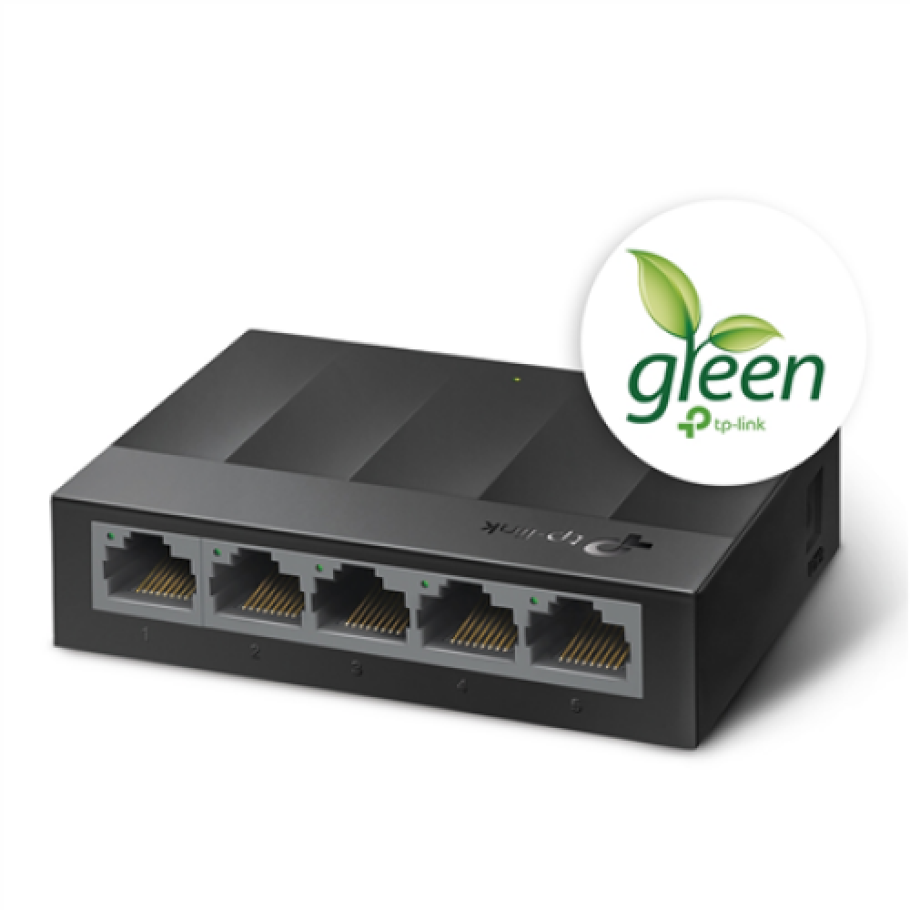 TP-LINK , 5-Port Desktop Switch , LS1005G , Unmanaged , Desktop , Power supply type External