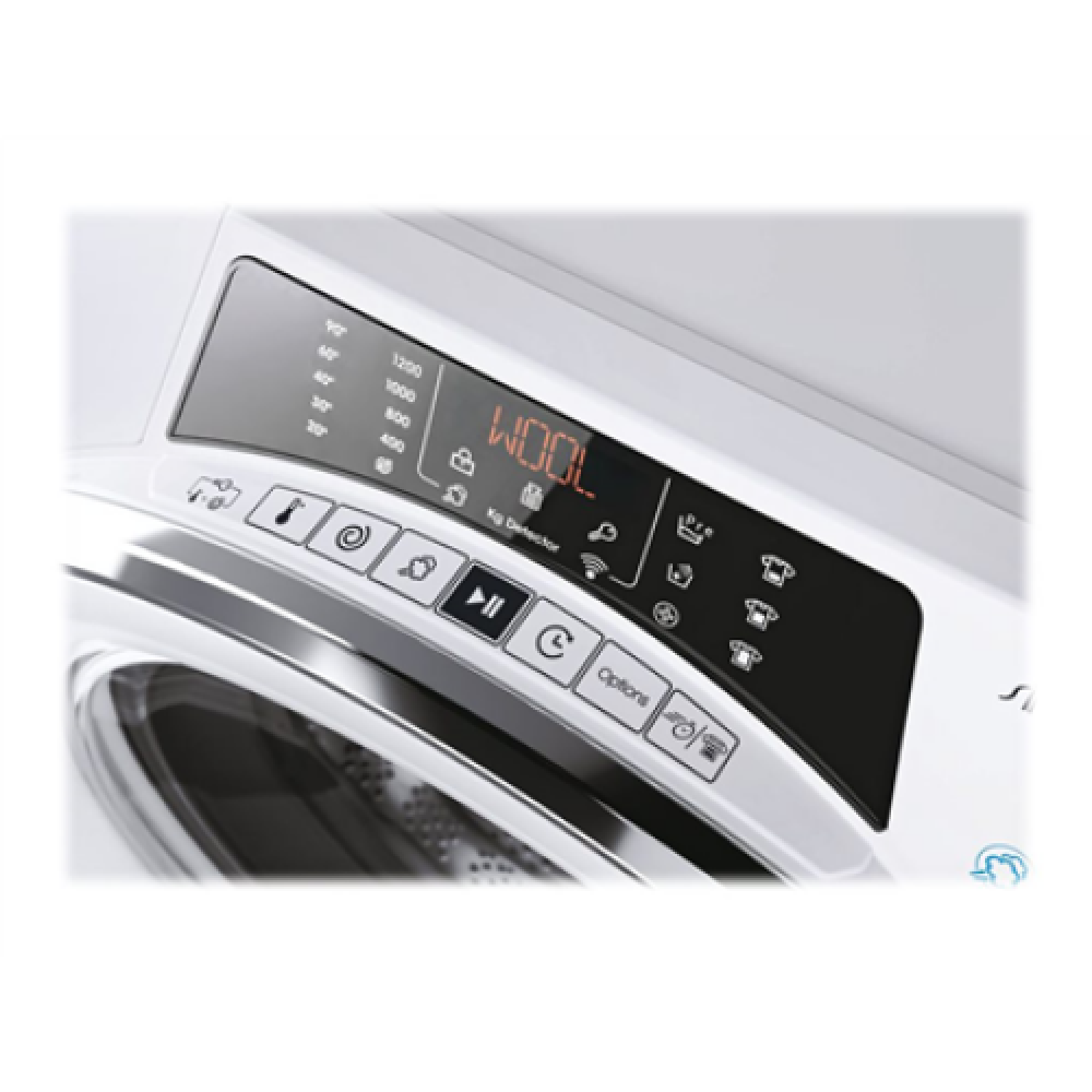 Candy , Washing Machine , RO41274DWMCE/1-S , Energy efficiency class A , Front loading , Washing capacity 7 kg , 1200 RPM , Depth 45 cm , Width 60 cm , Display , Wi-Fi , White