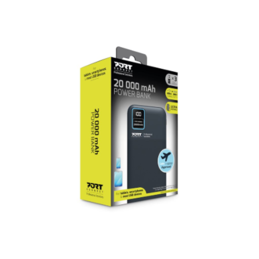 PORT CONNECT Powerbank 20 000 mAh , PORT CONNECT