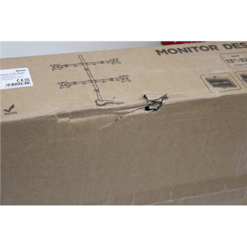 SALE OUT. Logilink BP0046 Quad Monitor Desk Stand 13-32 , Logilink , Desk Mount , BP0046 , 13-32 , Maximum weight (capacity) Carrying capacity of each arm: Max. 8 kg kg , DAMAGED PACKAGING , Black