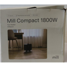 SALE OUT. Mill , Heater , CUS1800MECBA , PTC Fan , 1800 W , Suitable for rooms up to 30 m² , Black , DAMAGED PACKAGING