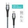 ColorWay Cable Type-C - Apple Lightning (PD Fast Charging) 3.0А (30W), 1m , CW-CBPDCL033-GR