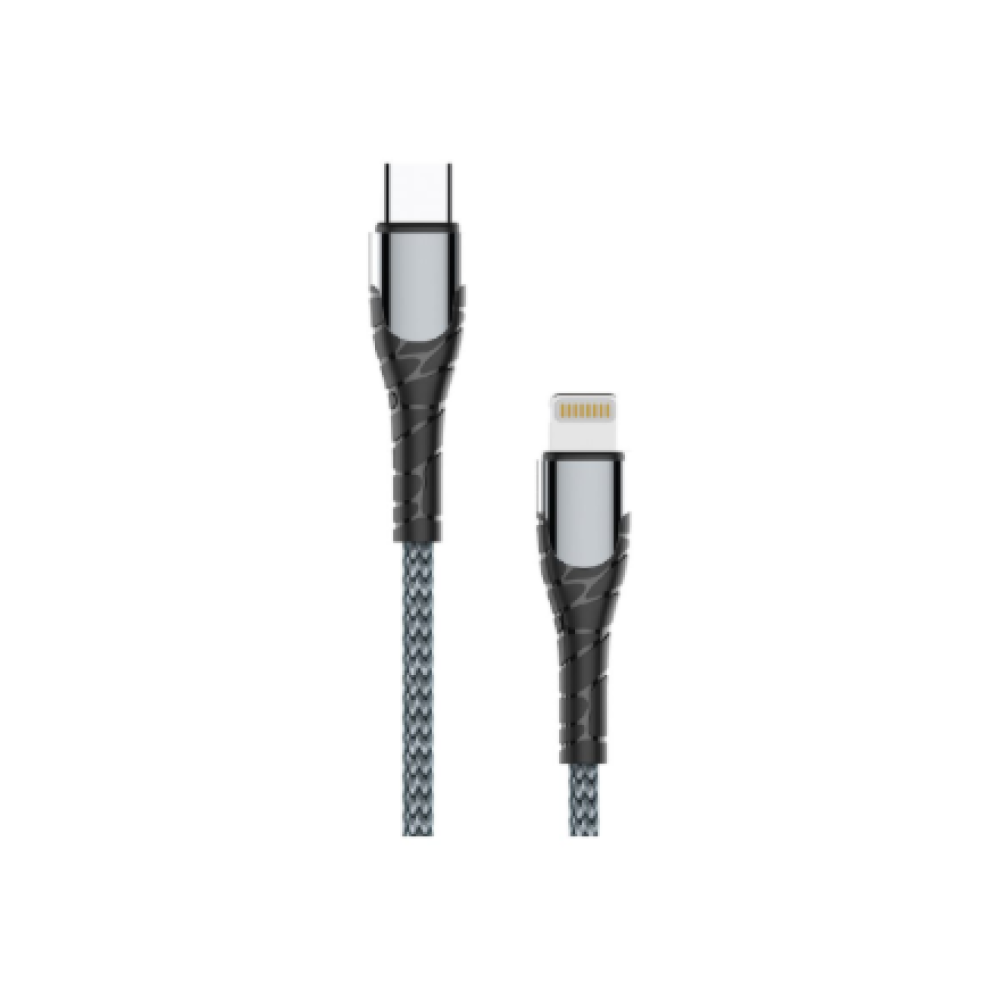 ColorWay Cable Type-C - Apple Lightning (PD Fast Charging) 3.0А (30W), 1m , CW-CBPDCL033-GR
