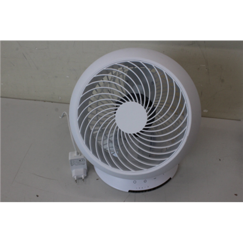 SALE OUT. Duux Globe Table Fan, White , Duux , Fan , Globe , Table Fan , NO ORIGINAL PACKAGING, SCRATCHED , White , Diameter 26 cm , Number of speeds 3 , Oscillation , 23 W , Remote control