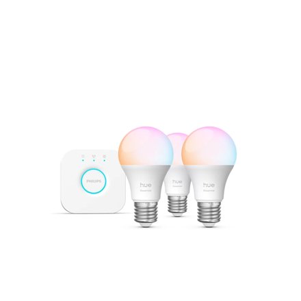 Philips Hue E WCA 806 A60 E27 3kit EU , E27 , 8 W , 16 million colours, White and colour light