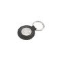 Fixed , Case for AirTag , Genuine cowhide , Black