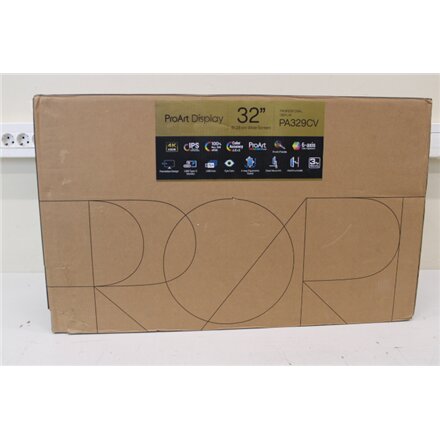 SALE OUT. Asus PROART PA329CV 32 16:9/3840x2160/5ms/400cd/m²/HDMI , Asus , Warranty 36 month(s) , DAMAGED PACKAGING