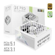 Gamemax PSU , GX PRO 1250G WH , 1250 W , Gold , Full Modular , White
