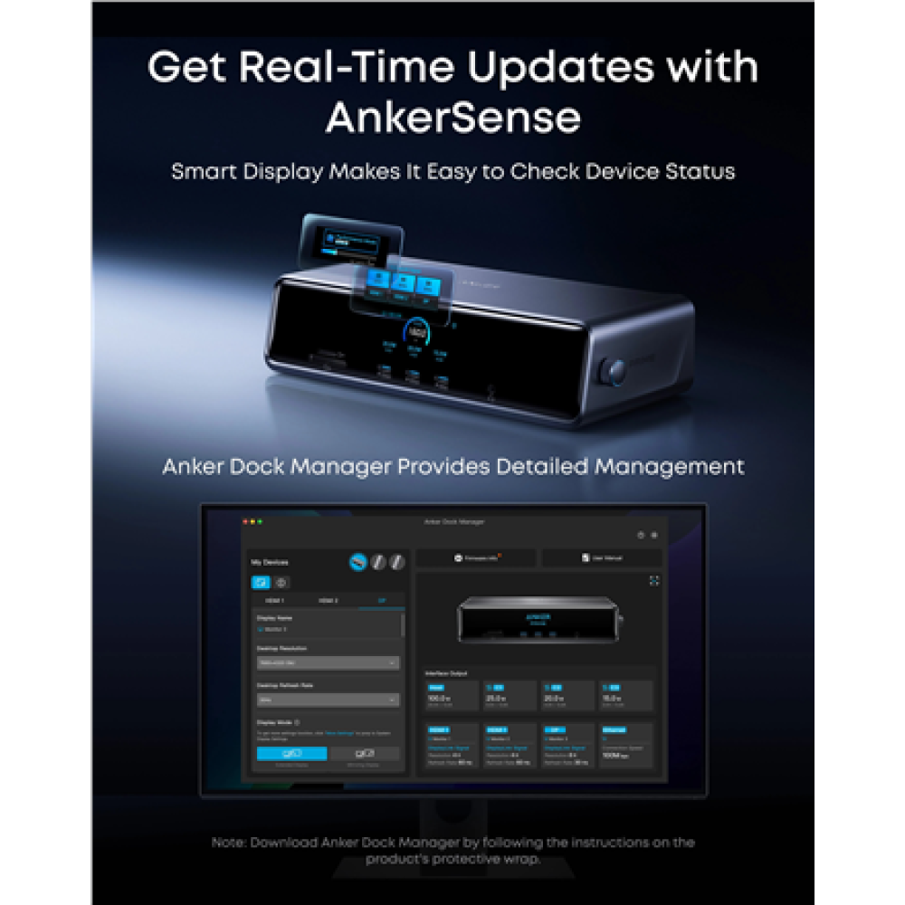 Anker Prime Docking Station (14-in-1, Triple Display, DisplayLink) , A83B33A1