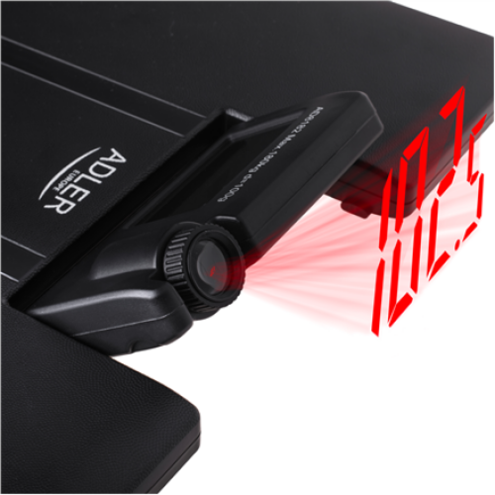 Adler , Bathroom Scale with Projector , AD 8182 , Maximum weight (capacity) 180 kg , Accuracy 100 g , Black