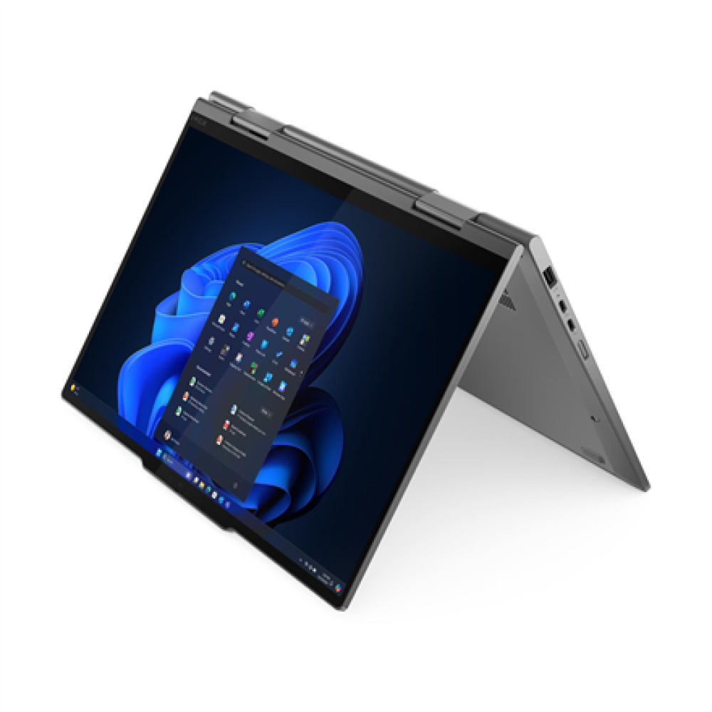 Lenovo ThinkPad X1 2-in-1 G10 Aura Edition , Grey , 14 , IPS , Touchscreen , WUXGA , 1920 x 1200 pixels , Anti-glare , Intel Core Ultra 7 , 255U , 32 GB , Soldered LPDDR5x , Solid-state drive capacity 1000 GB , Intel Graphics , Windows 11 Pro , 802.11ax ,