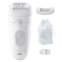 Braun , Epilator , SE5-011 Silk-épil 5 , Operating time (max) 40 min , Number of power levels 1 , Wet & Dry , White