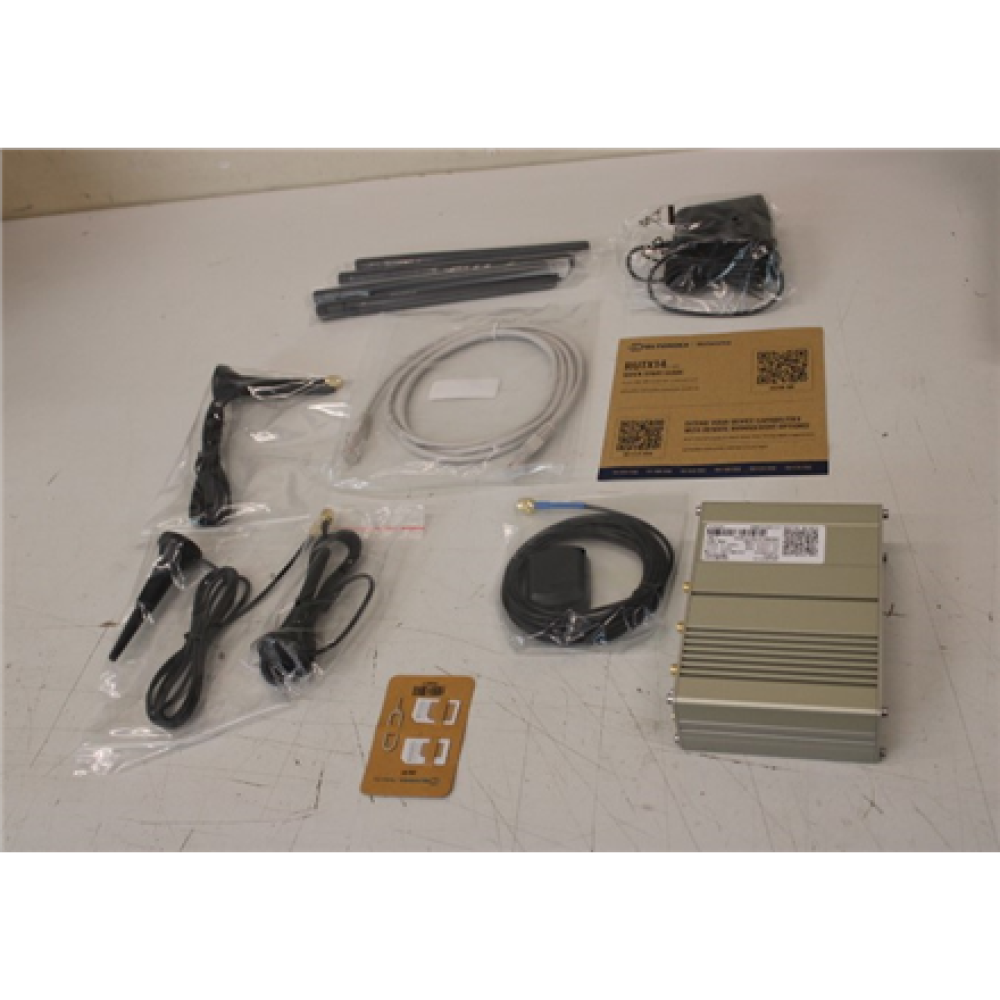 SALE OUT. Teltonika RUTX14 LTE Cat 12 Router (RUTX14000000) , LTE Cat 12 Router , RUTX14 , 802.11ac , 867 Mbit/s , 10/100/1000 Mbps Mbit/s , Ethernet LAN (RJ-45) ports 5 , MU-MiMO Yes , 4G , Antenna type Internal , 24 month(s) , DEMO