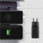 AXAGON GaN wallcharger 3x port (USB-A + 2x USB-C), 65W , ACU-DPQ65