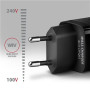 AXAGON GaN wallcharger 3x port (USB-A + 2x USB-C), 65W , ACU-DPQ65
