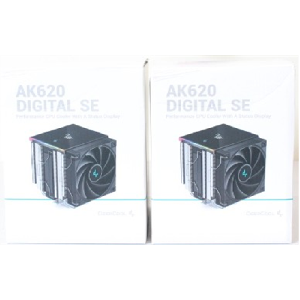 SALE OUT. Deepcool AK620 DIGITAL SE CPU Air Cooler , Deepcool CPU Air Cooler , AK620 Digital SE , Black , DAMAGED PACKAGING
