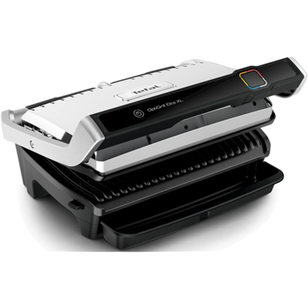 TEFAL , Electric Grill , GC760D30 OptiGrill Elite XL , Table , 2200 W , Black/Stainless Steel